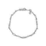 Dban Sterling Silver Oval link/Toggle Bracelet/Necklace DB.413
