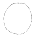 Dban Sterling Silver Oval/Twist Link Bracelet/Necklace DB.519