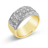 Pave Set Diamond Rings