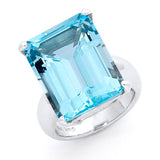 Le Soiree Cocktail Rings - Blue Topaz