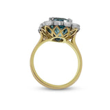 Aquamarine & Diamond Ring OV.155