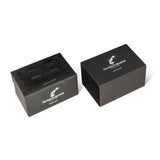 Deakin & Francis Sterling Silver Blue Enamel Cufflinks