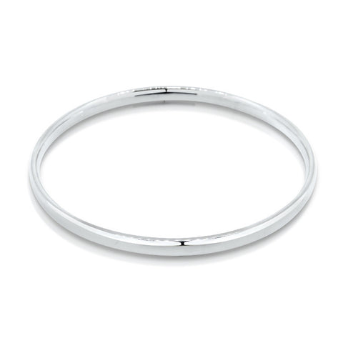sterling silver solid round golf bangle