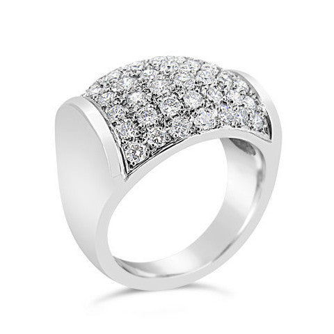 Pave Set Diamond Dress Ring
