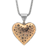 Pave Diamond Heart Pendant E.1128