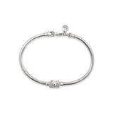 Dban Sterling Silver & 9kt Gold Bangle DB.502