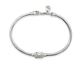 Dban Sterling Silver & 9kt Gold Bangle DB.502