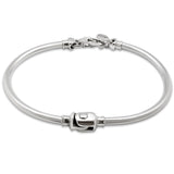 Dban Sterling Silver & 9kt Gold Bangle DB.502