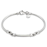 Dban Sterling Silver Three Piece Bracelet DB.575