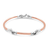 Dban Sterling Silver & 9kt Gold Bracelet DB.559