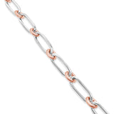 Dban Sterling Silver & 9kt Gold Bracelet DB.561