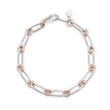 Dban Sterling Silver & 9kt Gold Bracelet DB.561