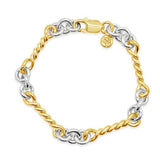 Dban Sterling Silver & 9kt YG Bracelet DB.562