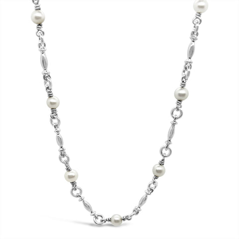Dban Sterling Silver & Pearl Necklace DB.564