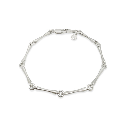 Dban Sterling Silver Tapered Link Necklace/Bracelet DB.571