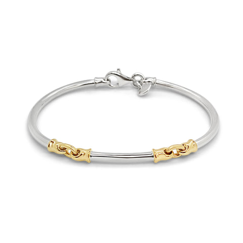 Dban Sterling Silver & 9kt YG Bracelet DB.586