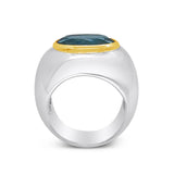 'Il Bombo' Sterling Silver & 18kt Gold Ring O.4193