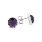 Luna Sterling Silver & Amethyst Earrings I.1715