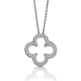 'Eternal-Quatre' Quatrafoil Diamond Pendant E.1182