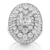 'Gatsby-Coco' Art Deco Style Diamond Ring O.3989