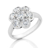 'Daisy' Diamond Cluster Ring O.4186