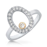 Totem- Oval Diamond Ring O.4191