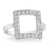 Totem-Square Diamond Ring O.4188