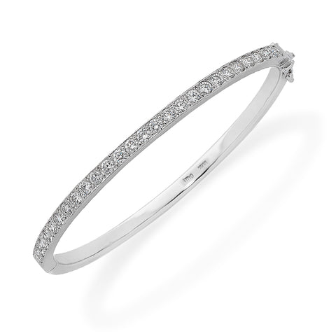 'Eternal' Diamond Hinged Bangle C.1662