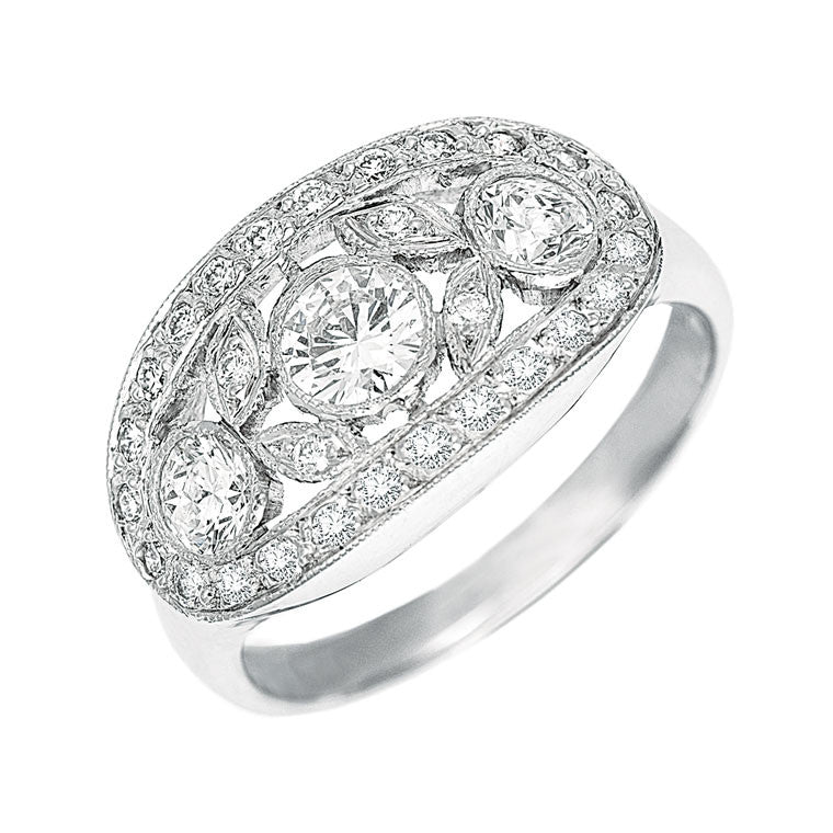 diamond dress ring designs Meet the C915 our Random Set Diamond Dress Ring. Fully customisable in your choice of metal & stone colour, this design is made to reflect your style, not the standard. Bold,
