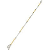 Dban Sterling Silver & 9kt YG Bracelet C.1694