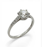 Vintage 1.63ct Old Mine Cut Diamond Engagement Ring