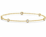Diamond by the yard bracelet