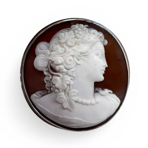 Antique Shell Cameo Brooch P.5814