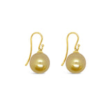 South Sea Gold Pearl Drop Earrings I.1921