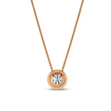 Bezel Set Diamond Pendant P.5714