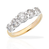 'Harmony' Five Diamond Ring O.4282