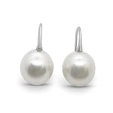 South Sea Pearl Shepherd Hook Earrings I.1982