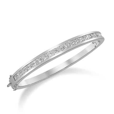 Princess Cut Diamond Bangle P.5375