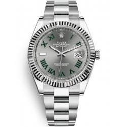 Rolex Date Just 41.0mm Wimbledon Model 126334-0021