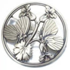 Vintage Georg Jensen Moonlight Blossom Brooch #283 P.5715