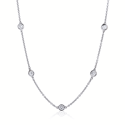 Diamonds By The Yard Style Necklace D.2758