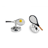 Deakin & Francis Sterling Silver Tennis Racket & Ball Cufflinks