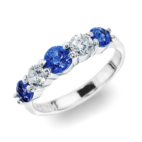 Ceylon Sapphire & Diamond 'Harmony' Ring O.4247