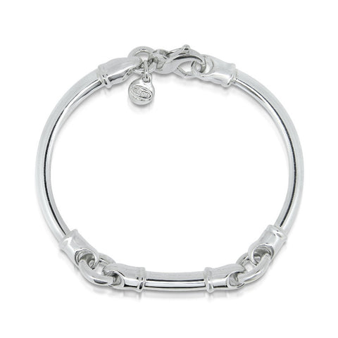 3 piece solid silver Dban bracelet bangle, Imp Jewellery stockists of Dban