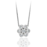 'Daisy' Diamond Cluster Pendant E.1096