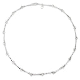 Dban Sterling Silver Tapered Link Necklace/Bracelet DB.571
