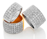 Pave Set Diamond Rings