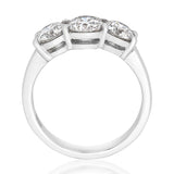 'Harmony' Three Diamond Engagement Ring O.4233