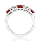 'Harmony' Burmese Ruby & Diamond Ring O.4256