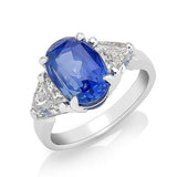 Ceylon Sapphire & Diamond Ring O.4175